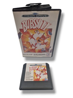  Sega Mega Drive Bubsy 2 II OVP PAL Spiel retro gaming rare 1994 getestet  