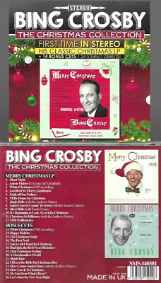 BING CROSBY-Christmas Collecton-First Time In Stereo-26 cuts CD