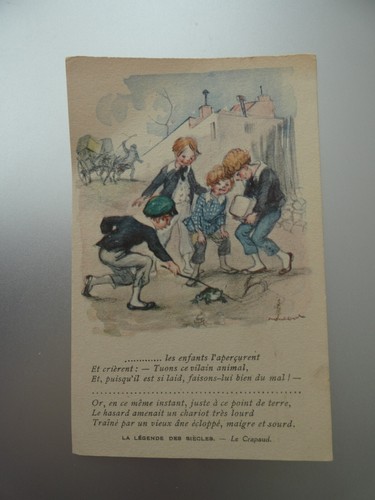 4 cartes postales anciennes poulbot - Bild 3 von 4