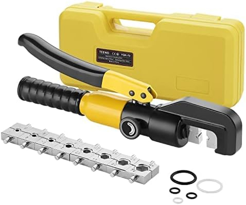 Crimpatrice Esagonale 6-50 mm² per Elettricisti e Impianti Batteria