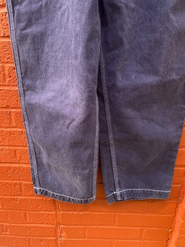 Big Bud Press Dark Denim Indigo Blue Overalls Size M Artist Togs / Unused - 第 10/12 張圖片
