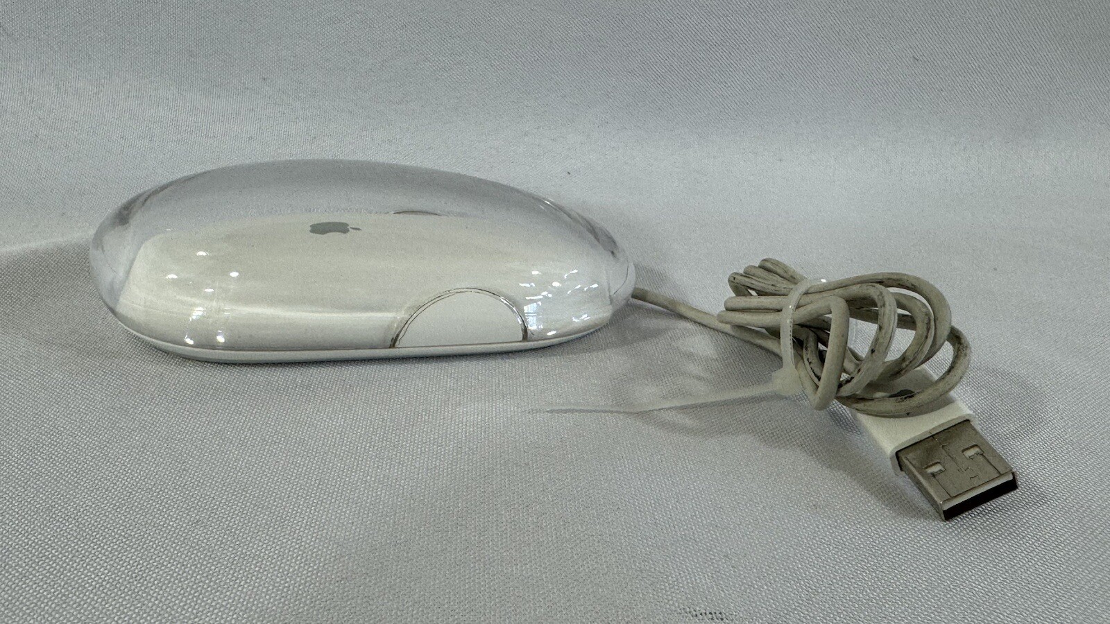 Lot of 30 Apple Pro Mouse USB Wired Optical Mice M5769 - White/Clear ...