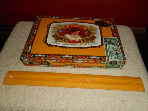 Vintage CUESTA REY CENTENARIO Wood Cigar Box Maduro #60 Dominican Republic 2005 - Picture 2 of 12
