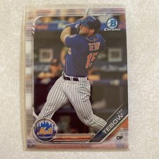 2019 Bowman Chrome #92 Draft TIM TEBOW REFRACTOR Pre RC New York Mets