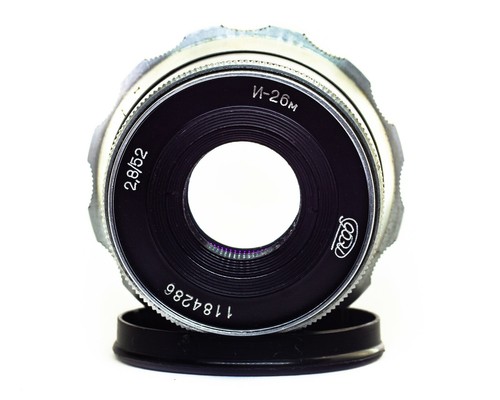 Soviet Lens INDUSTAR - 26 m f 2.8/52 mm Copy Leica mount m39 Zorki FED RF - Picture 4 of 6