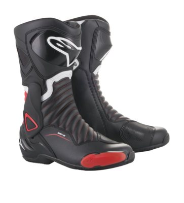 Alpinestars SMX S-MX V2 Black Red (13) Motorcycle Racing Sport Boots  UK