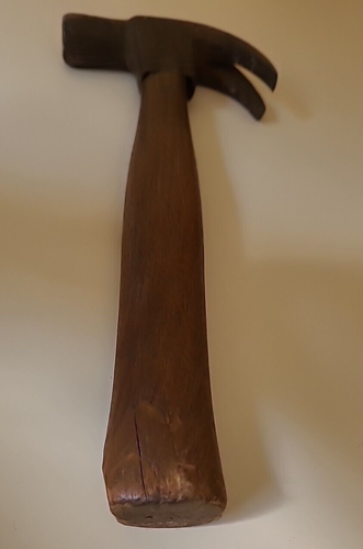 Vintage Plumb Carpenter Woodworker Claw Hammer very old USA original handle (c47 - Picture 8 of 22