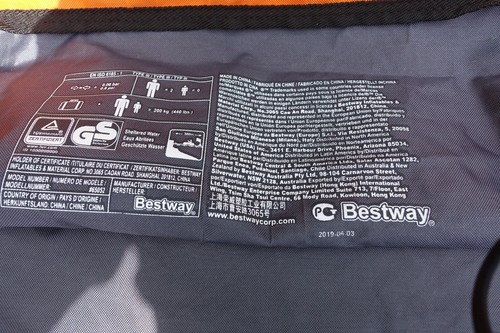Kayak Hydroforce Ventura 2 P Kayak Bestway nur 1 mal benutzt mit Zubehör, Ovp. - Bild 8 von 10