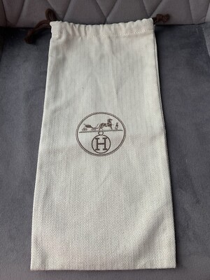 Hermes Schuhe Staubbeutel 35 x 18 cm