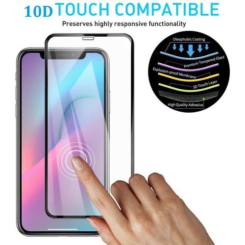 10D Tempered Glass SCREEN PROTECTOR iPhone 12 iPhone 11 PRO MAX Mini 6/7/8/ X,XS - 第 8/9 張圖片