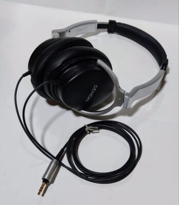 DENON AH-D1100 Headphones Silver/Black High-quality sound Popular