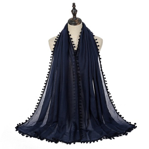 Fashion Women Cotton Linen Long Scarf Soft Wraps Head Turban Shawls Scarves - Picture 23 of 26