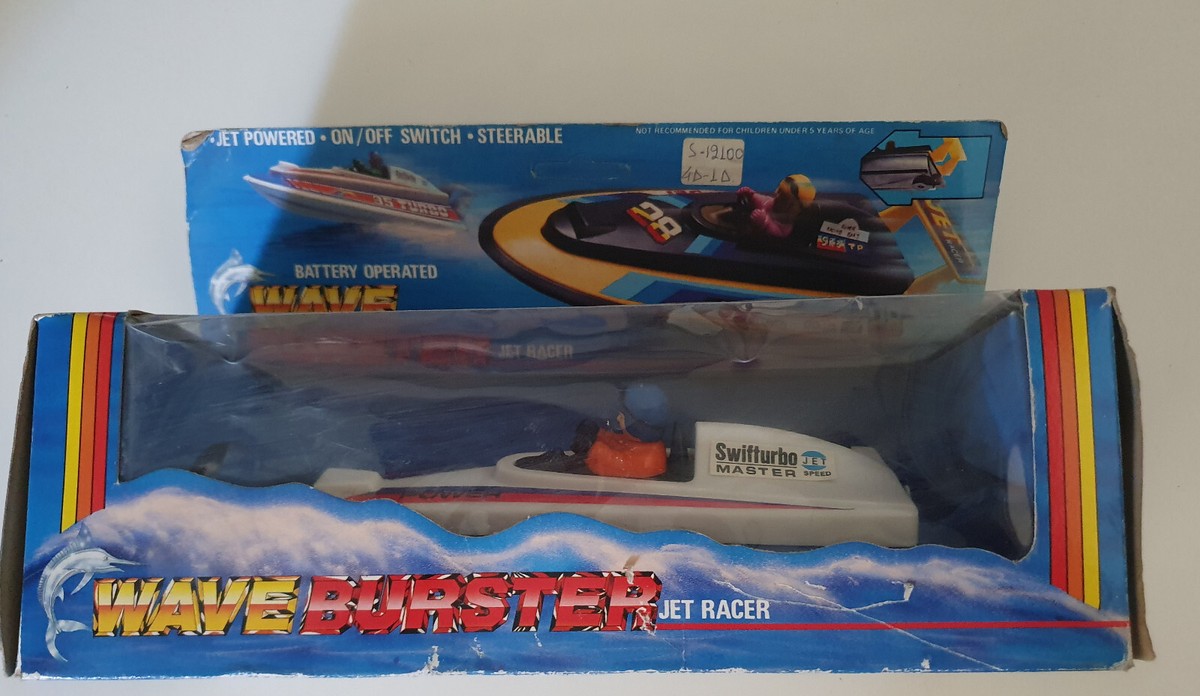 Vintage 90s Wave Burster Battery Operated Jet Water Racer NIB