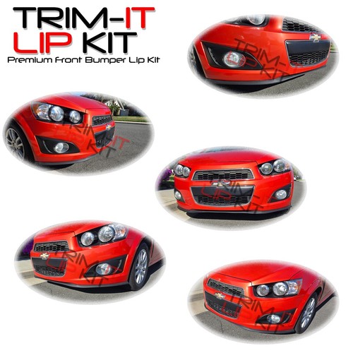 Kit de lèvres TRIM-IT ajustement universel pare-chocs aileron lèvre kit carrosserie aile rouge Chevrolet - Photo 11/12