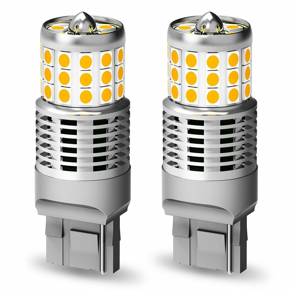 AUXITO LED Front Rear Turn Signal Light Blinker Bulbs 7441 7440 - Foto 12