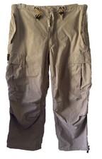 Vintage Y2K Abercrombie  Fitch Cargo Pants Womens Size M Paratrooper Parachute