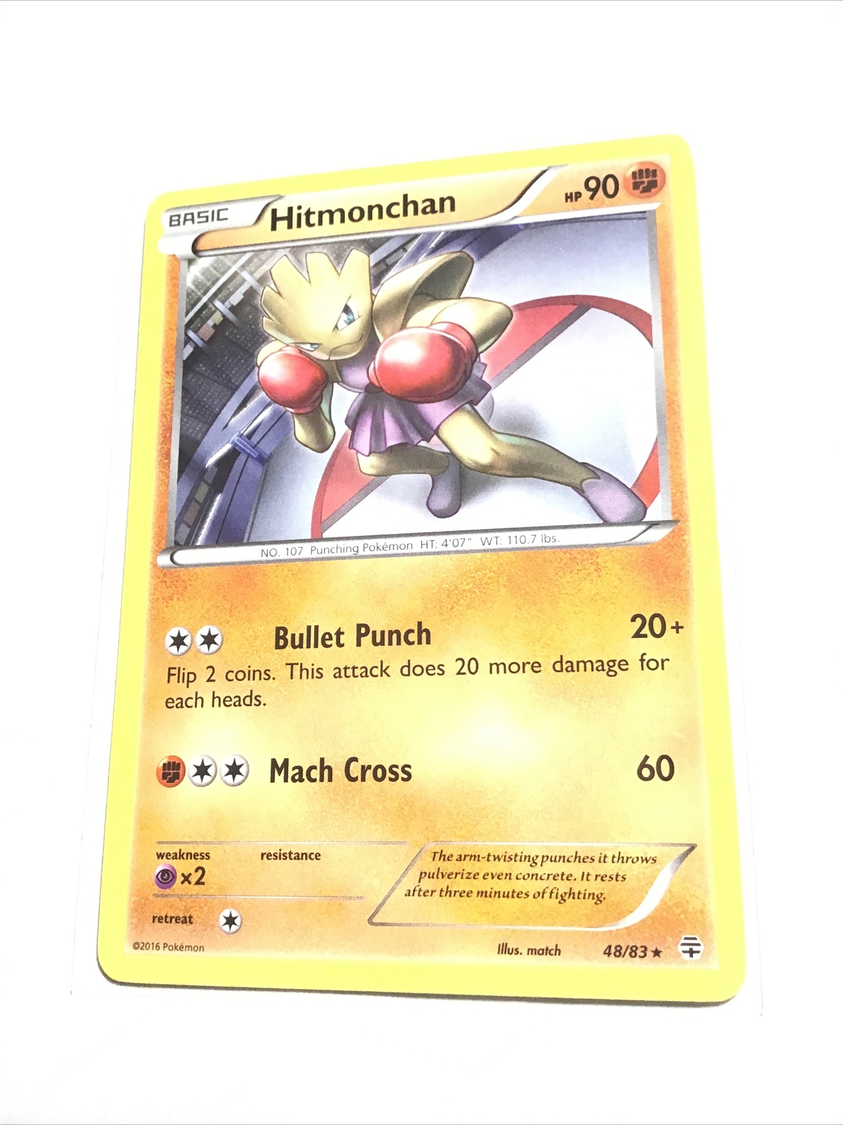 HITMONCHAN - 48/83 - XY GENERATIONS - Pokemon Card - NM