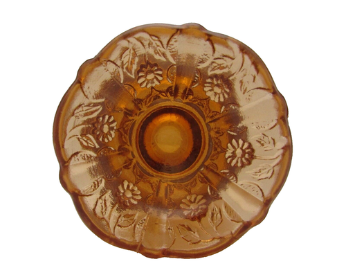 Fenton Paneled Daisy Cameo Opalescent Candle Holder Toothpick Holder #8294CO - Picture 3 of 10