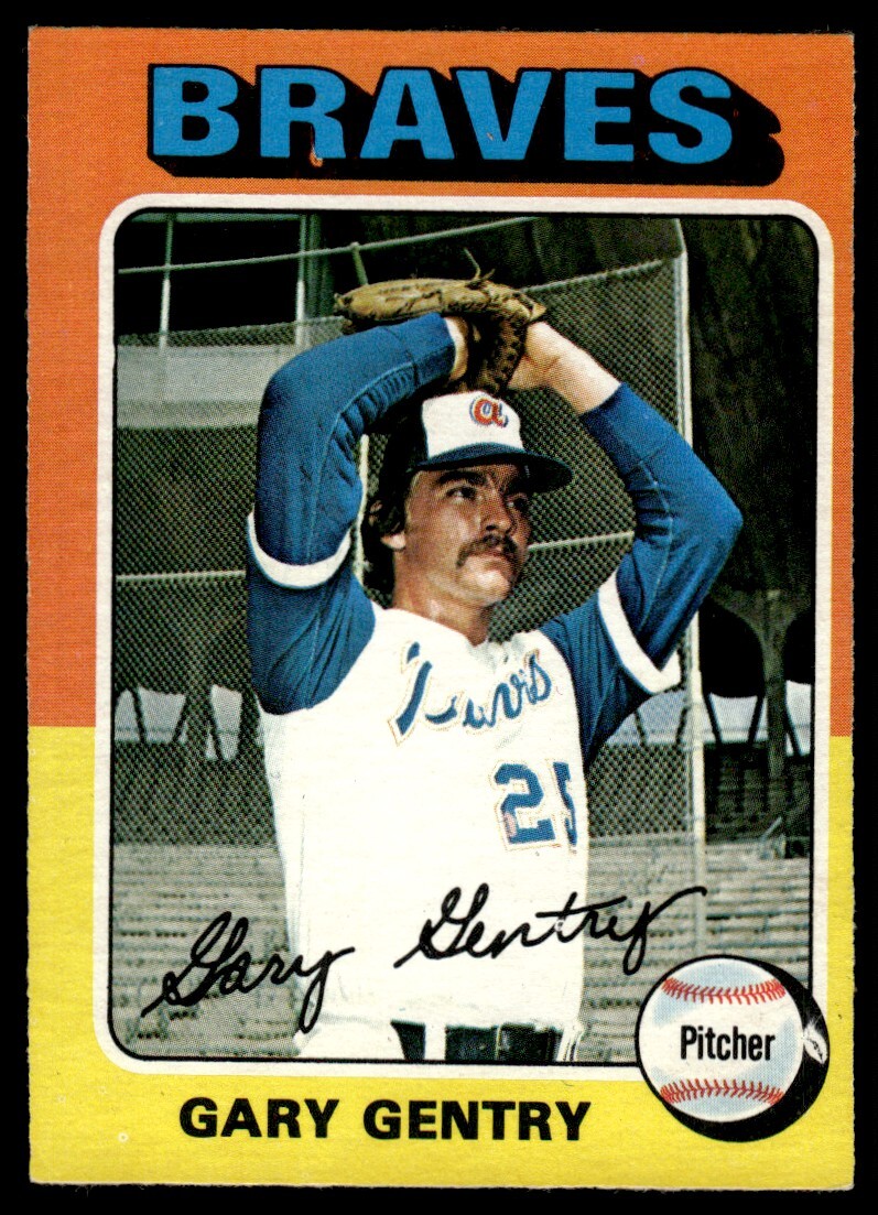 1975 O-Pee-Chee Gary Gentry Atlanta Braves #393 R98