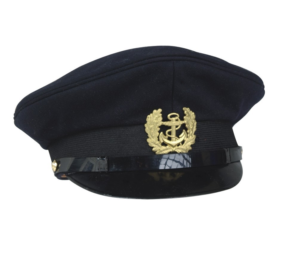 Nauticalia Captain Schirmmütze – Maritime Basecap In Marineblau, Verstellbar, Aus Baumwoll-Twill