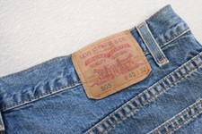 Levi's 505 Regular Fit Straight Rugged Denim Blue Jeans Mens Size 40 x 32