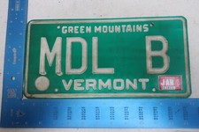 Vermont License Plate Tag VT 1981 81 Vanity Model B Ford Car MDL B #2