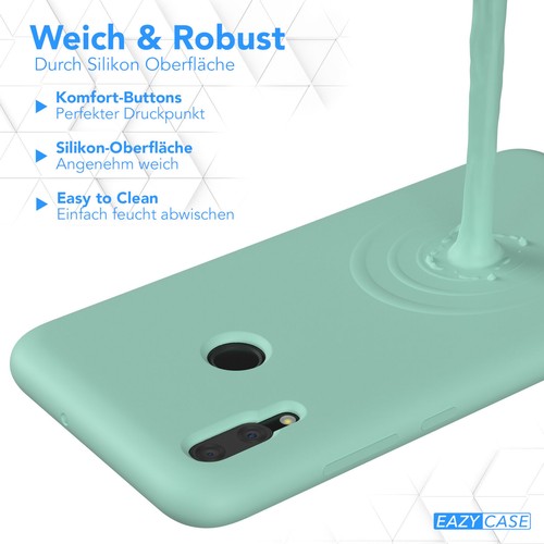 EAZY CASE Huawei P Smart 2019 Etui Silikonowe etui ochronne Premium Bumper Cover - Zdjęcie 4 z 20