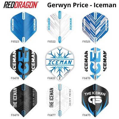 Red Dragon Hardcore Gerwyn Price - Iceman Dart Flights