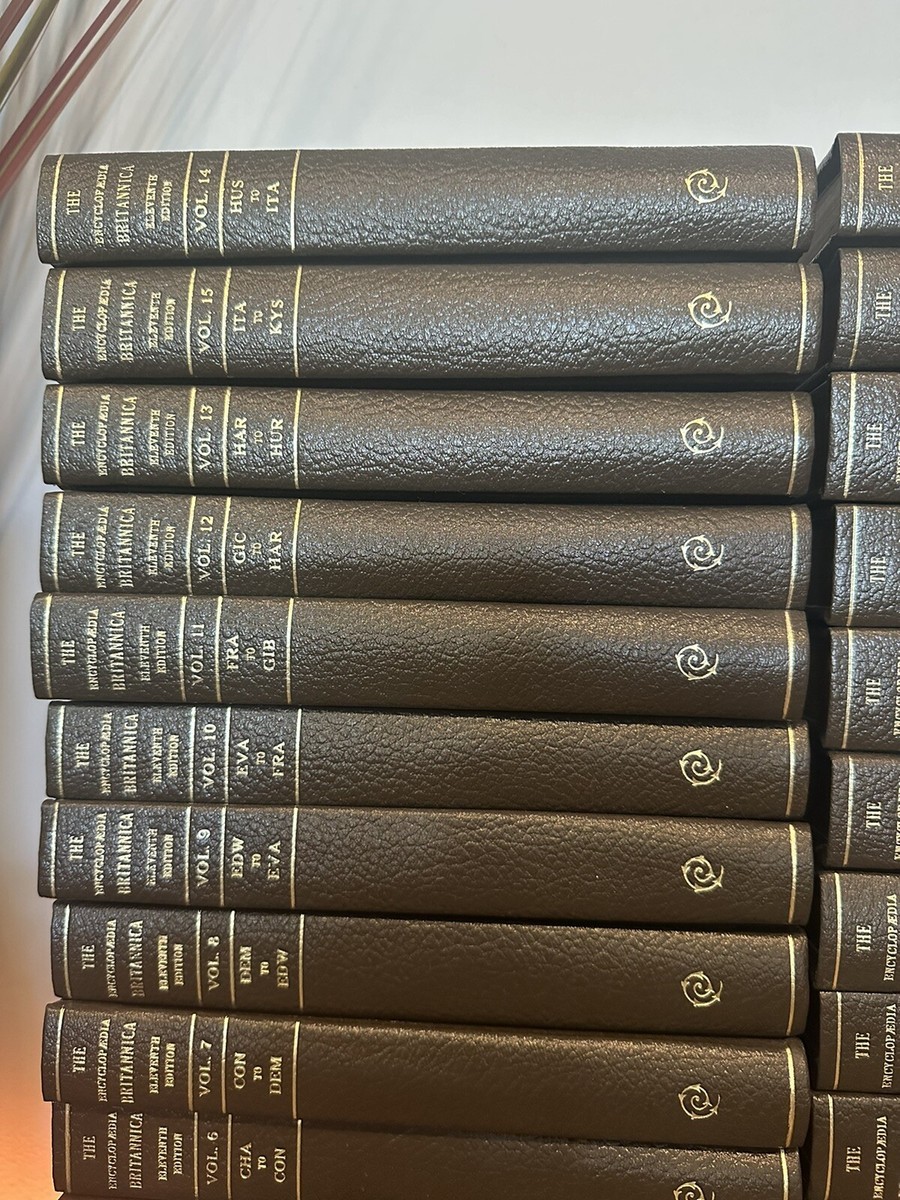 Encyclopedia Britannica 10巻セット 1910 29 Volumes Encyclopedia Britannica Complete Set 11th