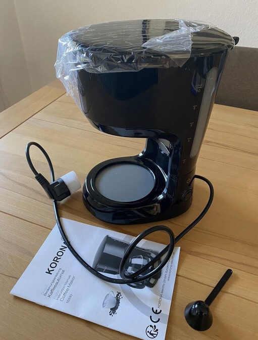 Thumbnail - Korona Electric Kaffeeautomat Kaffeemaschiene 10330 Schwarz - Neu Ohne