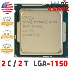 4th Gen Intel Pentium G3250 CPU 3.2 GHz 2-Core 3MB LGA-1150 Haswell SR1K7 SR1RM