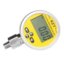 Manómetro digital de vacío de aire -1BAR a +1BAR-1/4BSP-base entrada
