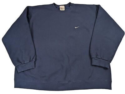 vintage navy nike jumper