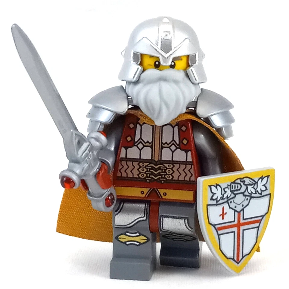 LEGO Castle Knight King Minifigure Lord of the Rings Dain LOTR Torso 79017 - Image 2 of 4