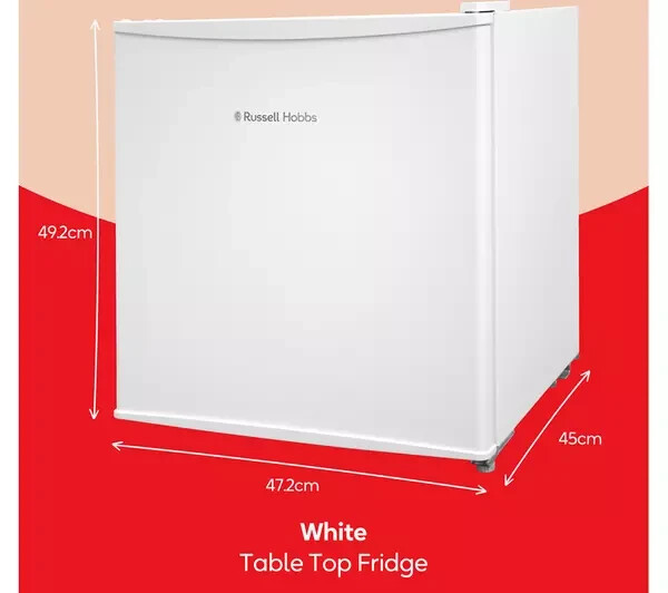 RUSSELL HOBBS RHTTLF1 Mini Fridge White 5060210925420 eBay