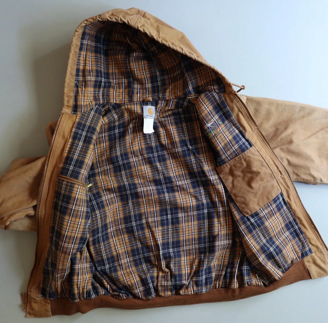 Vintage Carhartt Coat/Jacket Flannel lined warm coat