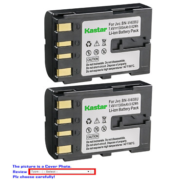 Kastar Replacement Battery for JVC BN-V408 & JVC GR-DVL500 GR-DVL505 GR-DVL507