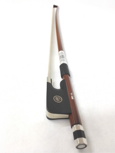 Symphony 1/2 Size Cello Bow–Natural BrazilWood/Horse Hair/Sheepskin Band FC-080 - Picture 6 of 12