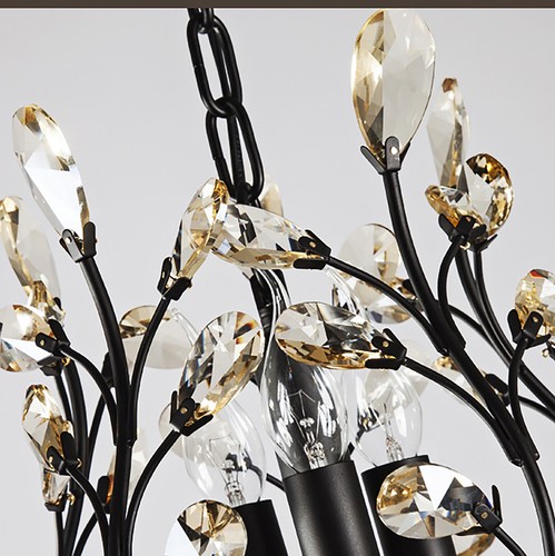 K9 Crystal Vintage Chandeliers Living Room Pendant Lighting Fixtures for Bedroom - Picture 34 of 94