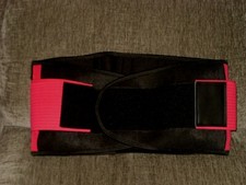 Women's Back Brace Black and Hot Pink Size XL Neoprene Adjustable New