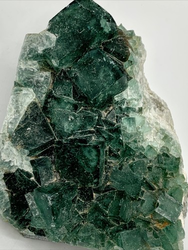 1.4 lb Natural Green FLUORITE Quartz Crystal CLUSTER Mineral Specimens Healing - Picture 17 of 23