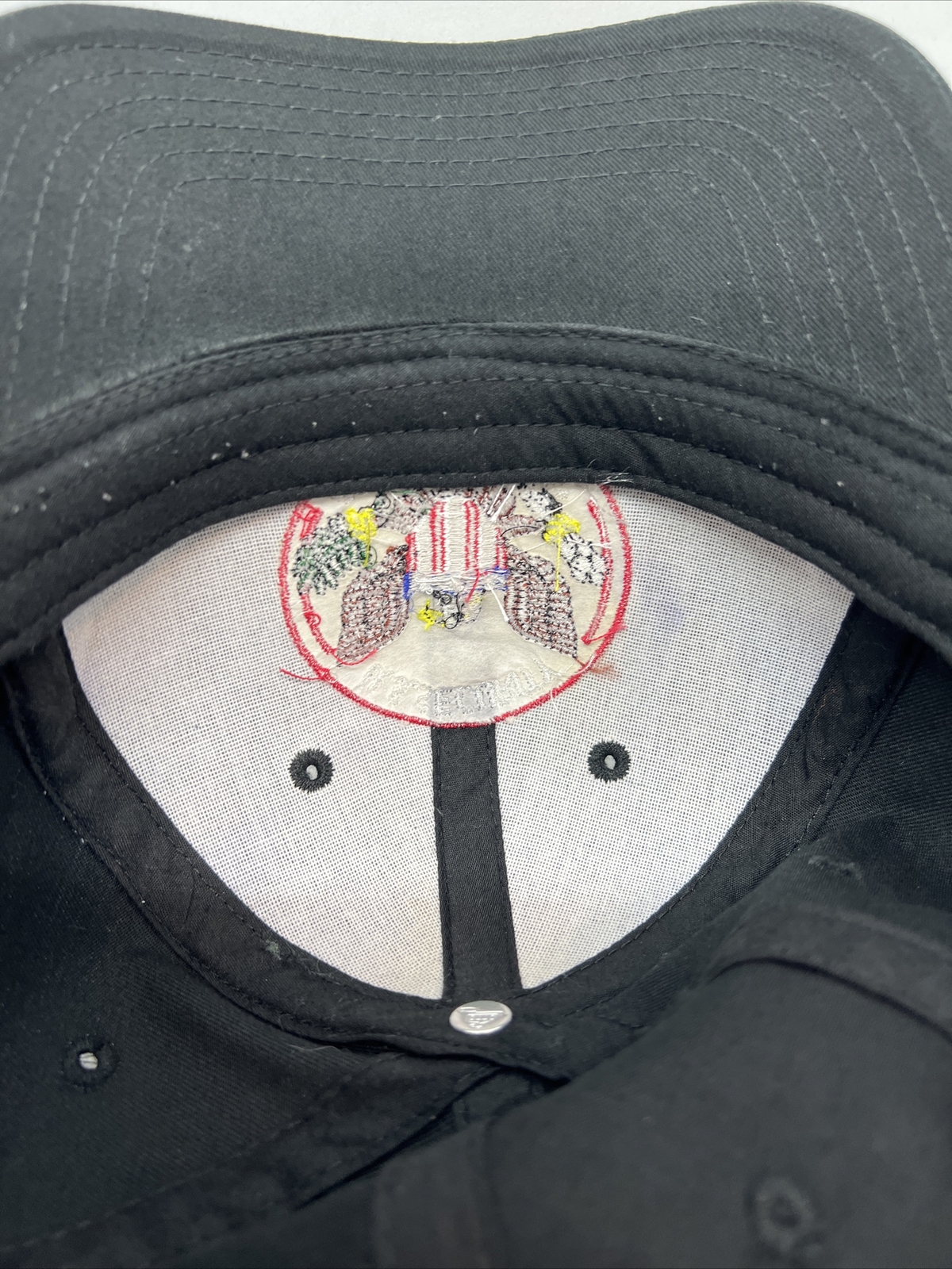 US Security Associates Hat Cap Snap Back Black Ot… - image 9