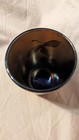 Vintage Fenton Blue Enameled Cherries Carnival Glass 4" Tumbler — photo 4