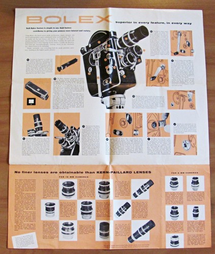 Brochure THE BOLEX SUPREME - Éd. Bolex - Photographie/Cinématographie* - Photo 2/3