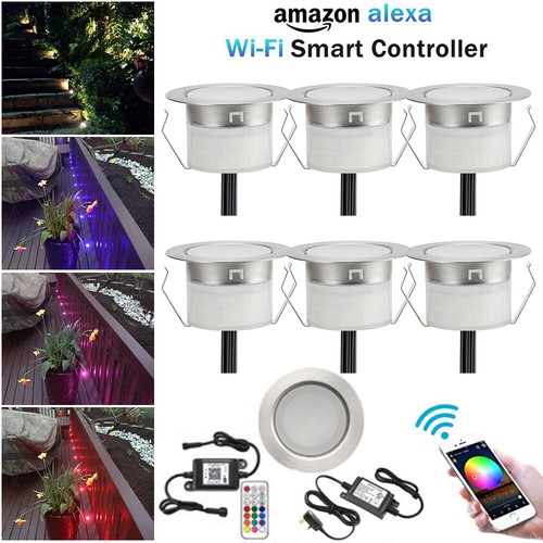 45mm WIFI APP Steuerung RGBW LED Lampe Terrassen Leuchten für Terrasse/Terrasse/Weg/Garten - Bild 16 von 17