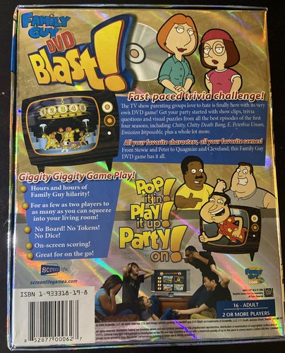 Padre de familia DVD Explosión! Videojuego de trivia Scene It - Imagen 2 de 3