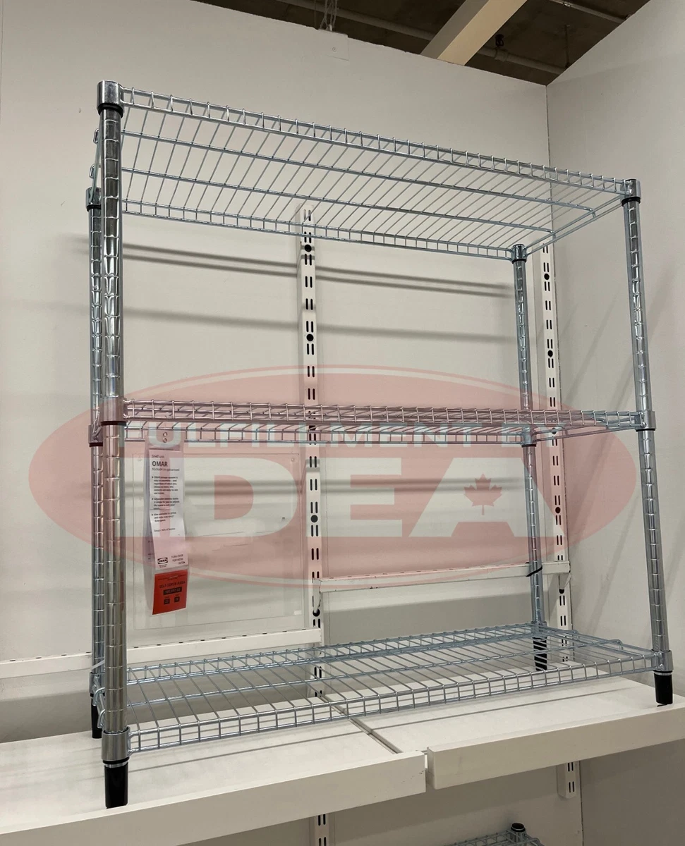 OMAR Shelf unit, galvanized, Width: 36 1/4 - IKEA