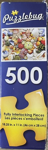 Colorful Seashells, 500 Pc Puzzle, Puzzlebug, 18x11 - Picture 2 of 3