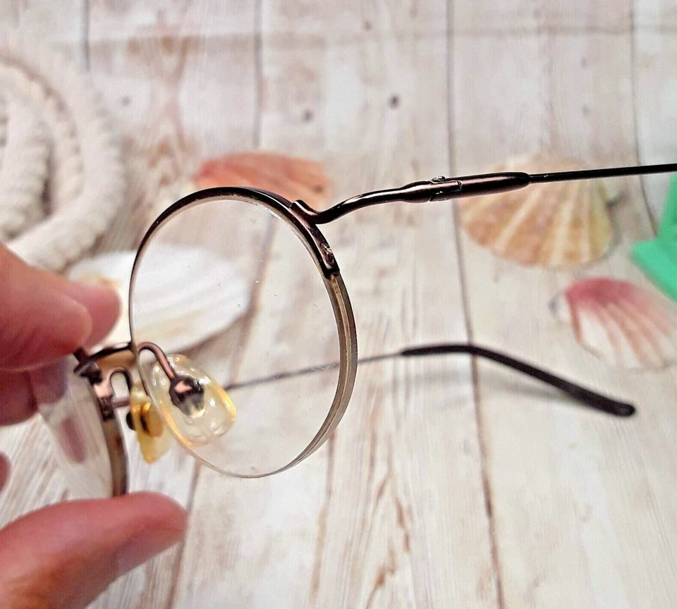 Nikon Vintage Oval Metal Gafas SOLAMENTE - Nikonflex Wave WA7214 44-21-130 Foto 4 de 4