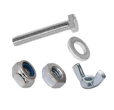 Set Screws Full Thread Bolts With Nuts And Washers  M3 M4 M5 Bzp Bolt